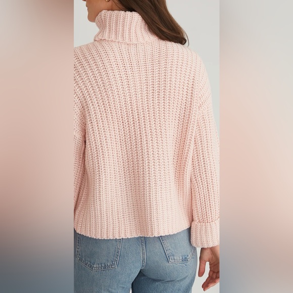 VIDA turtleneck shaker pullover NWOT lotus - Picture 6 of 8